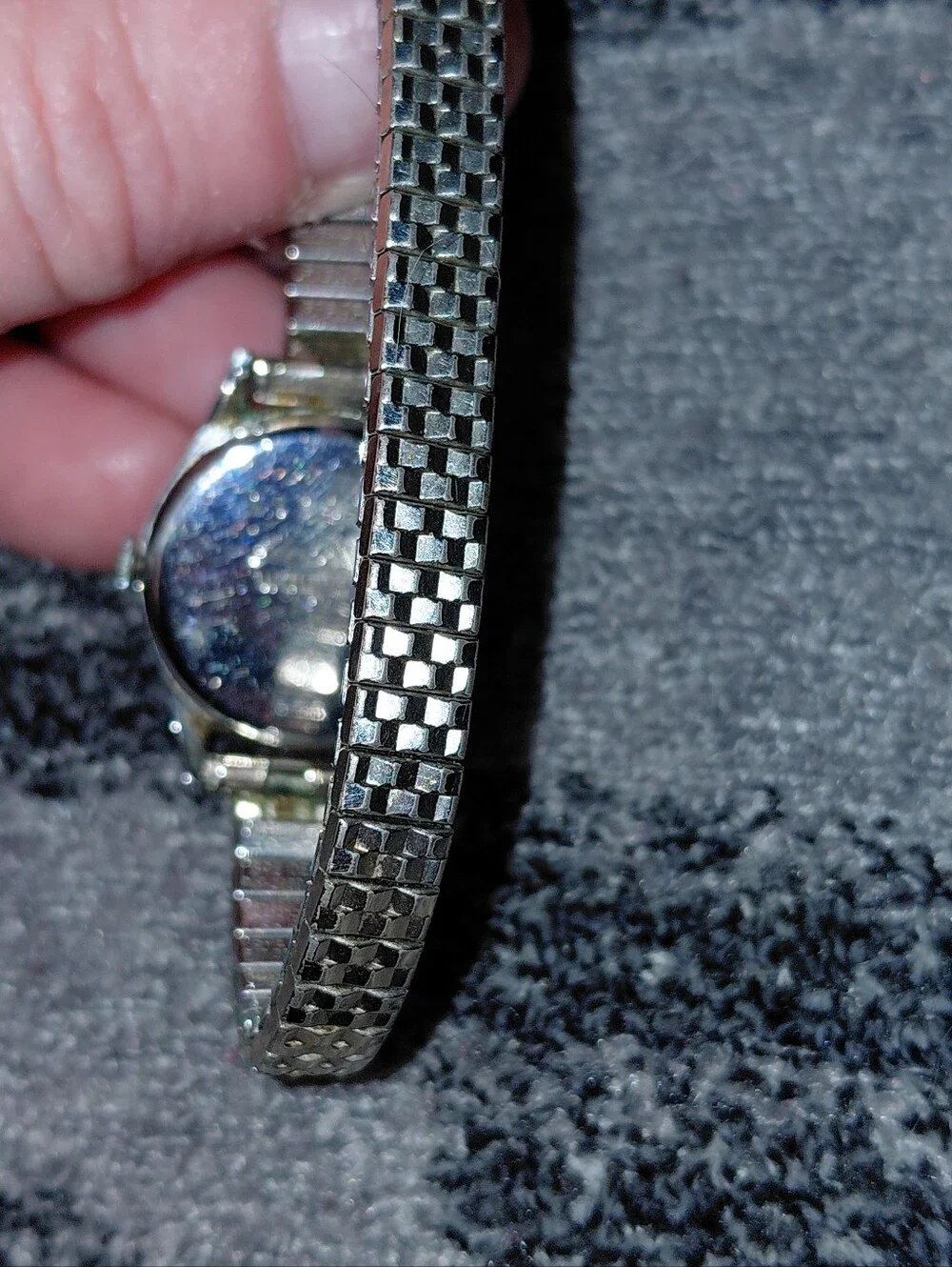 Vintage Waltham 17 Jewels Swiss Manual Wind Cocktail Watch Speidel Band CC